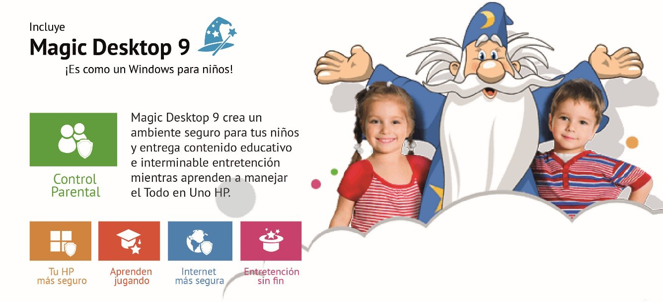  Con Maging Desktop9 creas ambientes seguros para tus hijos en la HP Pavilion AIO 24-r107la 